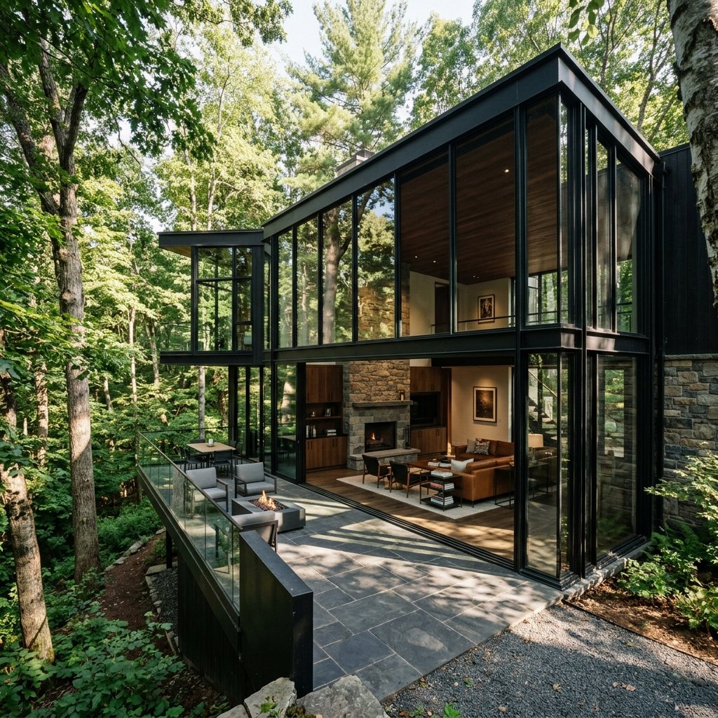 Contemporary Glass Residence